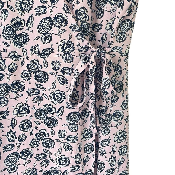 J Crew Womens Cottage Core Dress 8 Pastel Pink Floral Romantic Dainty Feminine - Picture 6 of 16